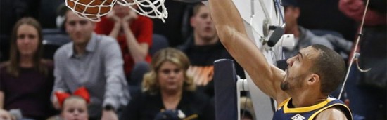  戈贝尔18篮板爵士力克魔术  