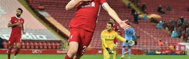  利物浦逆转绝杀热刺登顶积分榜  